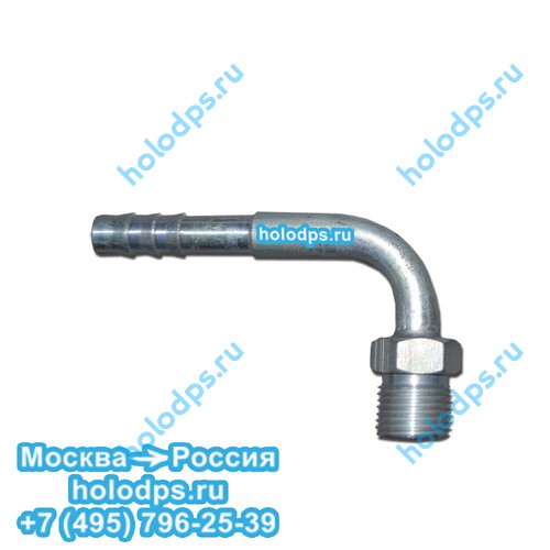 Фитинг для автокондиционера O-Ring G-6, встречный, угловой, 90 градусов