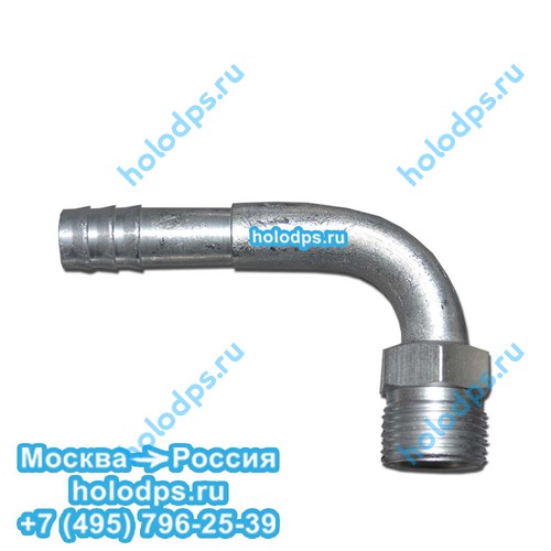 Фитинг для автокондиционера O-Ring G-10 встречный, угловой, 90 градусов