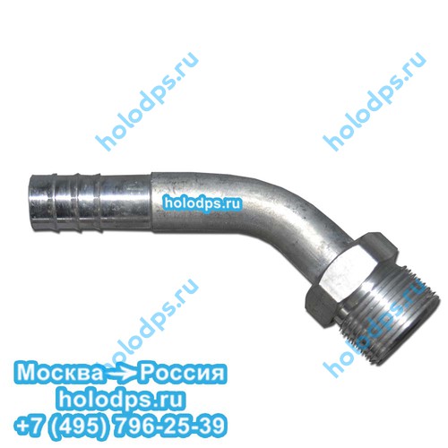 Фитинг для автокондиционера O-Ring G-12, встречный, угловой, 45 градусов