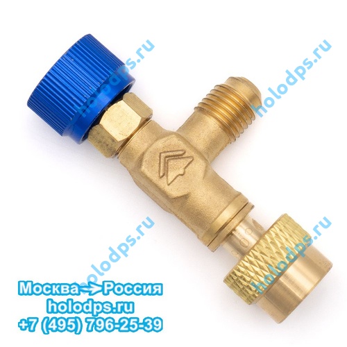 Вентиль сервисный 1/4-1/4 SAE под фреоны R22, R404A, R407c