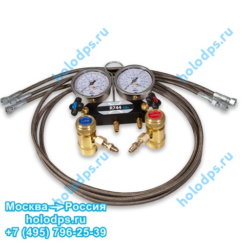 Манометрический коллектор R744 (CO2) с быстросъёмами