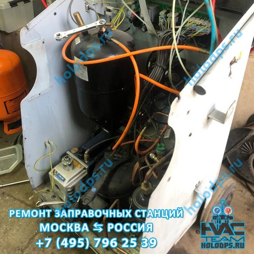 Ремонт и ТО автоматической станции заправки автокондиционеров BrainBee 6000  (2011 г.) г. Москва