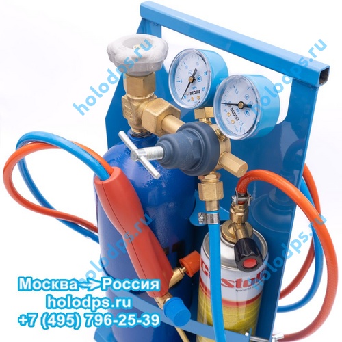 Газосварочный пост с мини горелкой. Кислород / максигаз