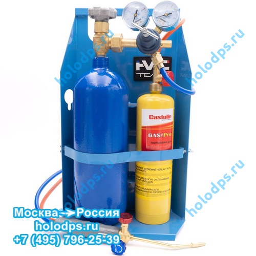 Газосварочный пост с мини горелкой. Кислород / мапп газ