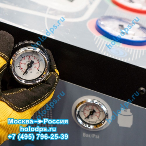 Контрольный манометр давления в баллоне 0-25 бар, диаметр 43 мм
